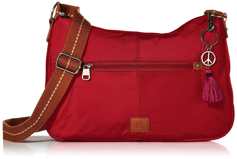 The Sak Esperato Nylon Hobo, Crimson, One Size