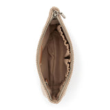 The Sak Essential Medium Pouch - Hand - Crochet Small Travel Bag - Carry All Internal Bag Zipper Closure & Internal Pockets