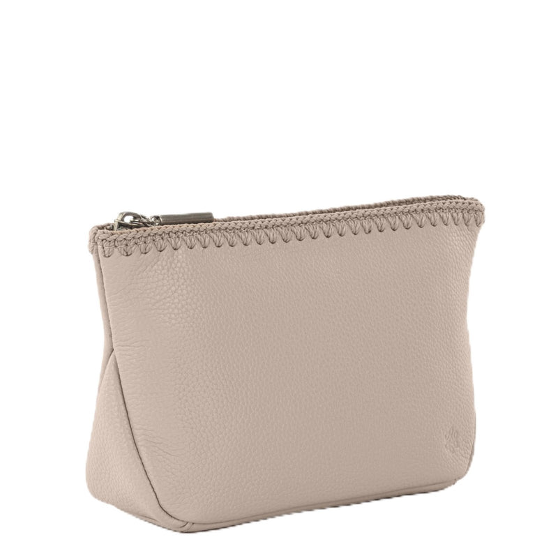 The Sak Essential Medium Pouch - Hand - Crochet Small Travel Bag - Carry All Internal Bag Zipper Closure & Internal Pockets