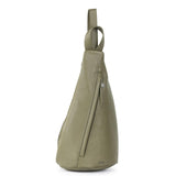 The Sak Geo Sling Backpack - Leather Women's Fashion Backpack for Everyday & Travel - Sling Crossbody With Zipper & Pockets