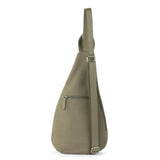 The Sak Geo Sling Backpack - Leather Women's Fashion Backpack for Everyday & Travel - Sling Crossbody With Zipper & Pockets