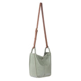 The Sak Los Feliz Crossbody Bag in Leather, Large, Lined Purse with Single Adjustable Shoulder Strap, Meadow
