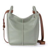The Sak Los Feliz Crossbody Bag in Leather, Large, Lined Purse with Single Adjustable Shoulder Strap, Meadow