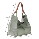 The Sak Los Feliz Large Tote Bag - Premium Leather Handbag With Stylish Design For Everyday, Travel, Beach Bag - Roomy, Durable, Lined Purse With Shoulder Bag Strap, Zipper Pocket