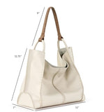The Sak Los Feliz Large Tote Bag - Premium Leather Handbag With Stylish Design For Everyday, Travel, Beach Bag - Roomy, Durable, Lined Purse With Shoulder Bag Strap, Zipper Pocket