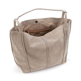 The Sak Los Feliz Large Tote Bag - Premium Leather Handbag With Stylish Design For Everyday, Travel, Beach Bag - Roomy, Durable, Lined Purse With Shoulder Bag Strap, Zipper Pocket