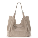 The Sak Los Feliz Large Tote Bag - Premium Leather Handbag With Stylish Design For Everyday, Travel, Beach Bag - Roomy, Durable, Lined Purse With Shoulder Bag Strap, Zipper Pocket