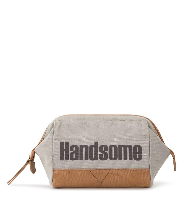 The Sak On The Go Dopp Kitt in Cotton Canvas, Travel Pouch for Men & Women, Light Grey