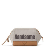 The Sak On The Go Dopp Kitt in Cotton Canvas, Travel Pouch for Men & Women, Light Grey