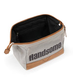 The Sak On The Go Dopp Kitt in Cotton Canvas, Travel Pouch for Men & Women, Light Grey