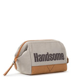 The Sak On The Go Dopp Kitt in Cotton Canvas, Travel Pouch for Men & Women, Light Grey