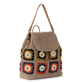 The Sak Sayulita Backpack - Hand Crochet Women's Backpack for Everyday & Travel - Daypack With Adjustable & Removable Straps