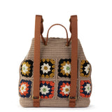 The Sak Sayulita Backpack - Hand Crochet Women's Backpack for Everyday & Travel - Daypack With Adjustable & Removable Straps