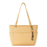 The Sak Sequoia Tote Bag in Leather with Dual Shoulder Straps, Buttercup