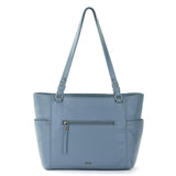The Sak Sequoia Tote Bag in Leather with Dual Shoulder Straps, Maritime