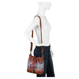 The Sak Ukiah Small Drawstring Madura Print One Size