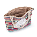 The Sak womens Classics Hand - crochet Carry - all Crafted Classics Hand Crochet Carry All, Eden Floral Embroidery, One Size US