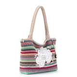 The Sak womens Classics Hand - crochet Carry - all Crafted Classics Hand Crochet Carry All, Eden Floral Embroidery, One Size US