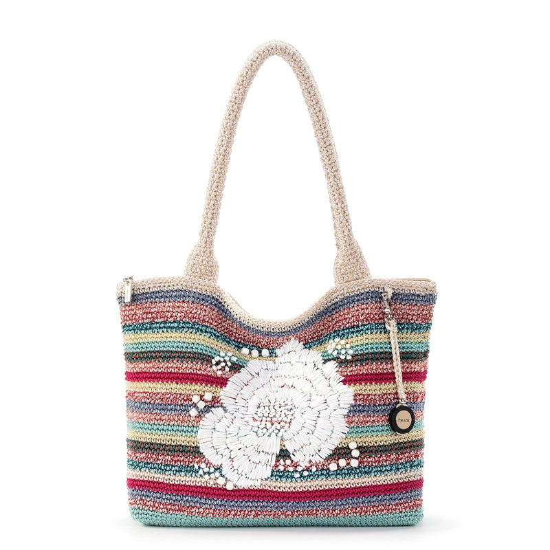 The Sak womens Classics Hand - crochet Carry - all Crafted Classics Hand Crochet Carry All, Eden Floral Embroidery, One Size US