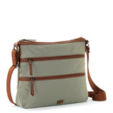 The Sak Womens Recycled Nylon Esperato Crossbody Bag In Eco - Twill, Adjustable Strap, Sage, Sage