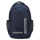 The Westzone Regular Hi Storage 25 L Waterproof Rain Cover Laptop Backpack (Navy Blue Ct), Blue, modern