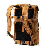 Think Tank FocusPoint 22L RollTop Camera Backpack - Golden Hour: Expandable Travel & Camera Backpack with Laptop Sleeve, Quick Side and Back Access, Rain Cover – Versatile Photography & Travel Bag