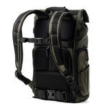 Think Tank FocusPoint 22L RollTop Camera Backpack - Greenway: Expandable Travel & Camera Backpack with Laptop Sleeve, Quick Side and Back Access, Rain Cover – Versatile Photography & Travel Bag