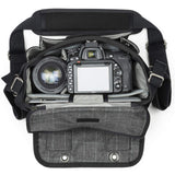 Think Tank Retrospective 5 V2.0 Canvas Shoulder Bag for Mirrorless or Standard DSLR Cameras and Photo Accessories - Black (Black, 5 V2.0)