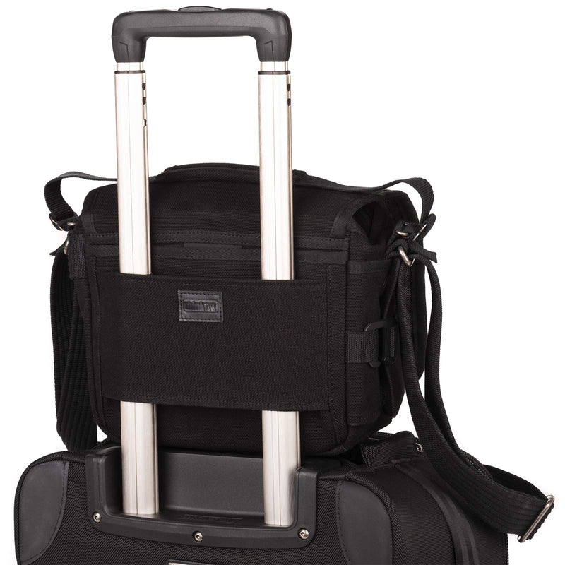 Think Tank Retrospective 5 V2.0 Canvas Shoulder Bag for Mirrorless or Standard DSLR Cameras and Photo Accessories - Black (Black, 5 V2.0)