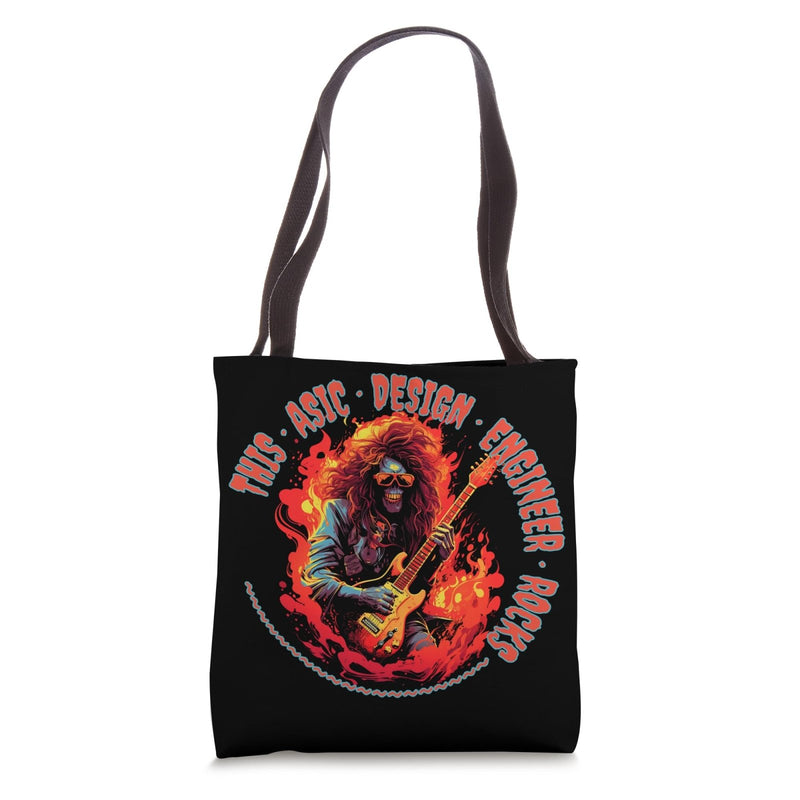 This ASIC Design Engineer Rocks Funny Musician Tote Bag