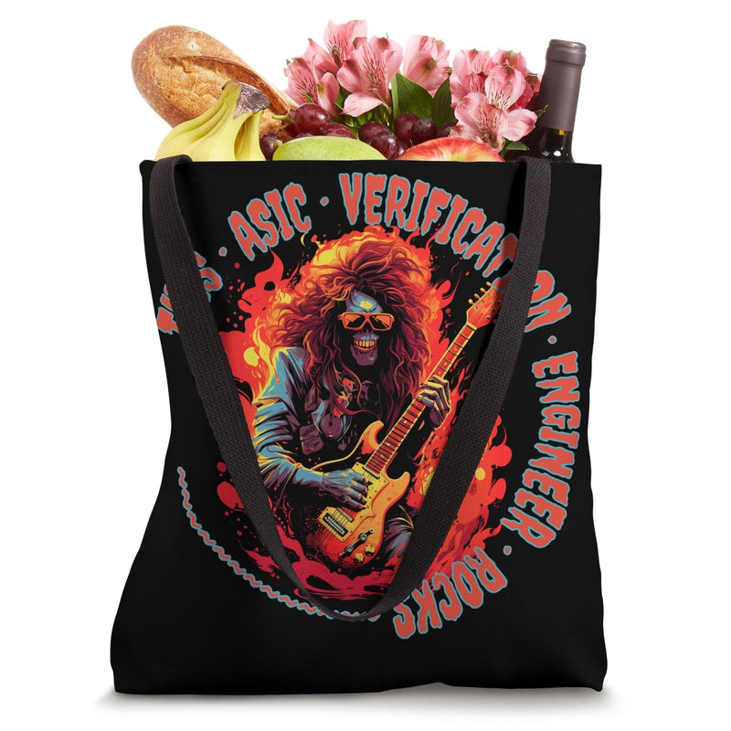 This ASIC Verification Engineer Rocks Funny Musician Tote Bag