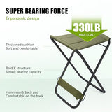 THKFISH Large Capacity Fishing Hunting Backpack Chair with Rod Holder