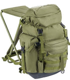 THKFISH Large Capacity Fishing Hunting Backpack Chair with Rod Holder