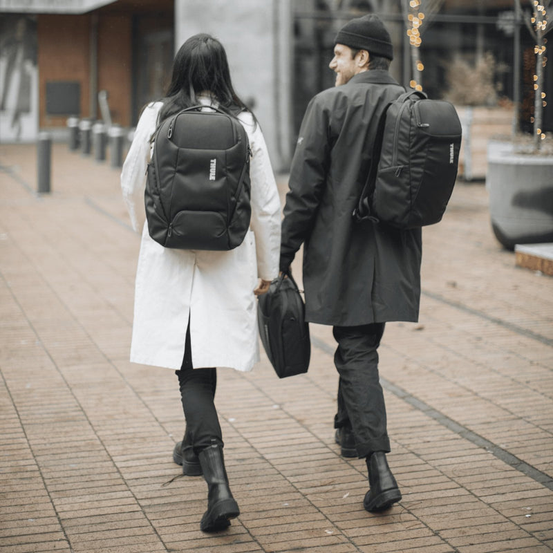 Thule Accent 17L Convertible Backpack - Fits 16" MacBook & 10.5" Tablet - Rigid Interior Pocket - Easily Switch Between Backpack and Briefcase - Quick Access to Internal Storage