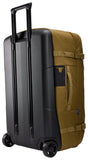 Thule Aion 70cm Wheeled Duffel - Wet/Dirty storage pocket - Smooth rolling wheels - Interior compression straps - Lockable exterior zippers - 100% recycled fabrics - Waxed, PFC - free fabric