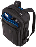 Thule Crossover 2 Convertible Backpack to Briefcase, Fits 15.6" Laptop, RFID Blocking Pocket, Small Item Organization