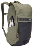 Thule Paramount Bike Commuter Backpack - 20L Capacity - Adjustable fit - 16" Padded Laptop Sleeve and 11" Tablet Pocket - Rolltop Closure - Side Phone Pocket - Taillight Loop