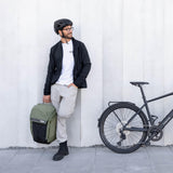 Thule Paramount Bike Commuter Backpack - 28L Capacity - Adjustable fit - 16" Padded Laptop Sleeve and 11" Tablet Pocket - Helmet Attachment - Accessible Side Phone Pocket - Taillight Loop
