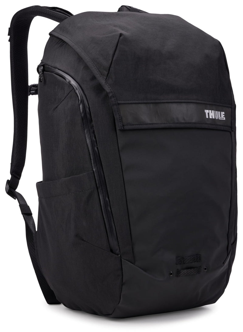 Thule Paramount Bike Commuter Backpack - 28L Capacity - Adjustable fit - 16" Padded Laptop Sleeve and 11" Tablet Pocket - Helmet Attachment - Accessible Side Phone Pocket - Taillight Loop