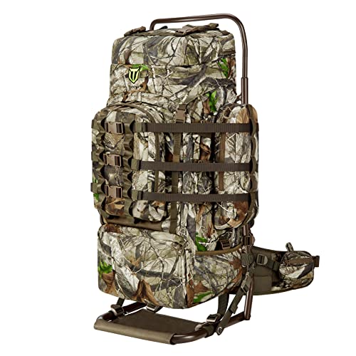 TIDEWE Hunting Backpack 5500cu with Frame and Rain Cover for Bow/Rifle/Pistol | Backpacks4Less