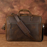 TIDING Convertible Leather 15.6" Laptop Briefcase Backpack for Men