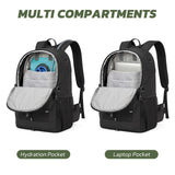 TILYMOL Hiking Travel Backpack for Men Women 25L - Small Lightweight Waterproof Outdoor Camping Backpack/Day Pack, Hiking Daypack with Hydration System for Hiking, Travel, Sports, Running, Biking