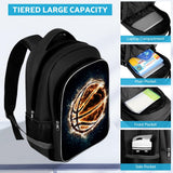 TILYTADLY School Backpack for Boys - Basketball Boys Backpack for Kids Children Teens Elementary Middle School - Students Bag for Ages 6 - 18,17″Bookbag Multifunctional Large Capacity
