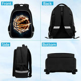 TILYTADLY School Backpack for Boys - Basketball Boys Backpack for Kids Children Teens Elementary Middle School - Students Bag for Ages 6 - 18,17″Bookbag Multifunctional Large Capacity