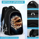 TILYTADLY School Backpack for Boys - Basketball Boys Backpack for Kids Children Teens Elementary Middle School - Students Bag for Ages 6 - 18,17″Bookbag Multifunctional Large Capacity