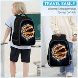TILYTADLY School Backpack for Boys - Basketball Boys Backpack for Kids Children Teens Elementary Middle School - Students Bag for Ages 6 - 18,17″Bookbag Multifunctional Large Capacity