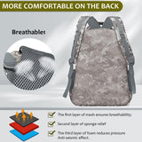 TILYTADLY School Backpack for Boys - Camouflage Boys Backpack for Kids Teens Elementary Middle School - Camo Students Bookbag,18″ Bookbag with Usb Charging Port & Key - chain