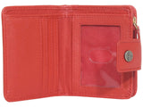Timberland Women's Leather Rfid Small Indexer Wallet Billfold, Red, One Size
