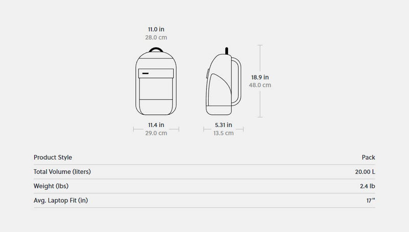Timbuk2 Authority Laptop Backpack Deluxe, Eco Black Deluxe