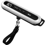 TIPRE Travel Luggage Scale 110lb Digital Suitcase Scale Portable Weight Scale Handheld Baggage Scale High Precision Stainless Steel Luggage Scale Carry - on Weight Scale Lightweight Travel Tool